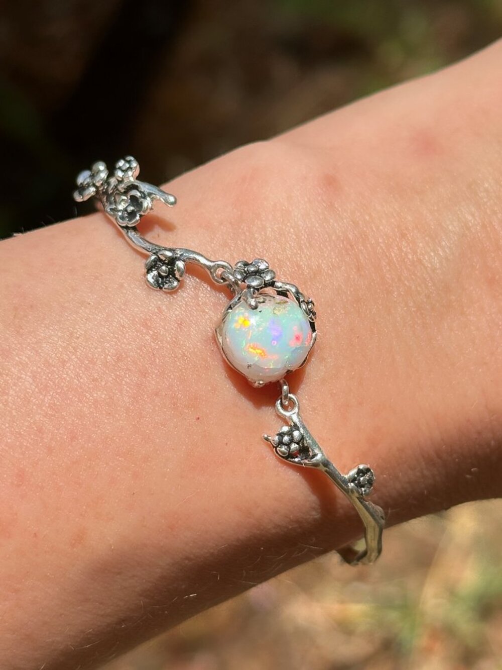 Whymsical Garden Opal Bracelet